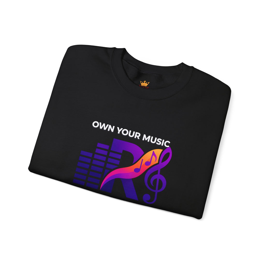 The Royalty Flow by KYW - Music Logo - Crewneck Sweatshirt