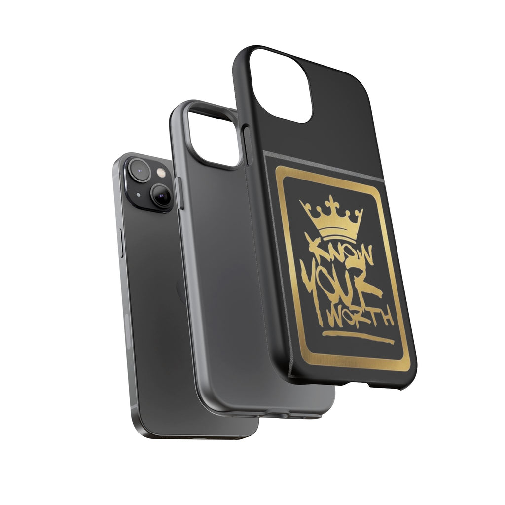 Know Your Worth 61920 - Gold Crown Cell Phone Case/ Cover
