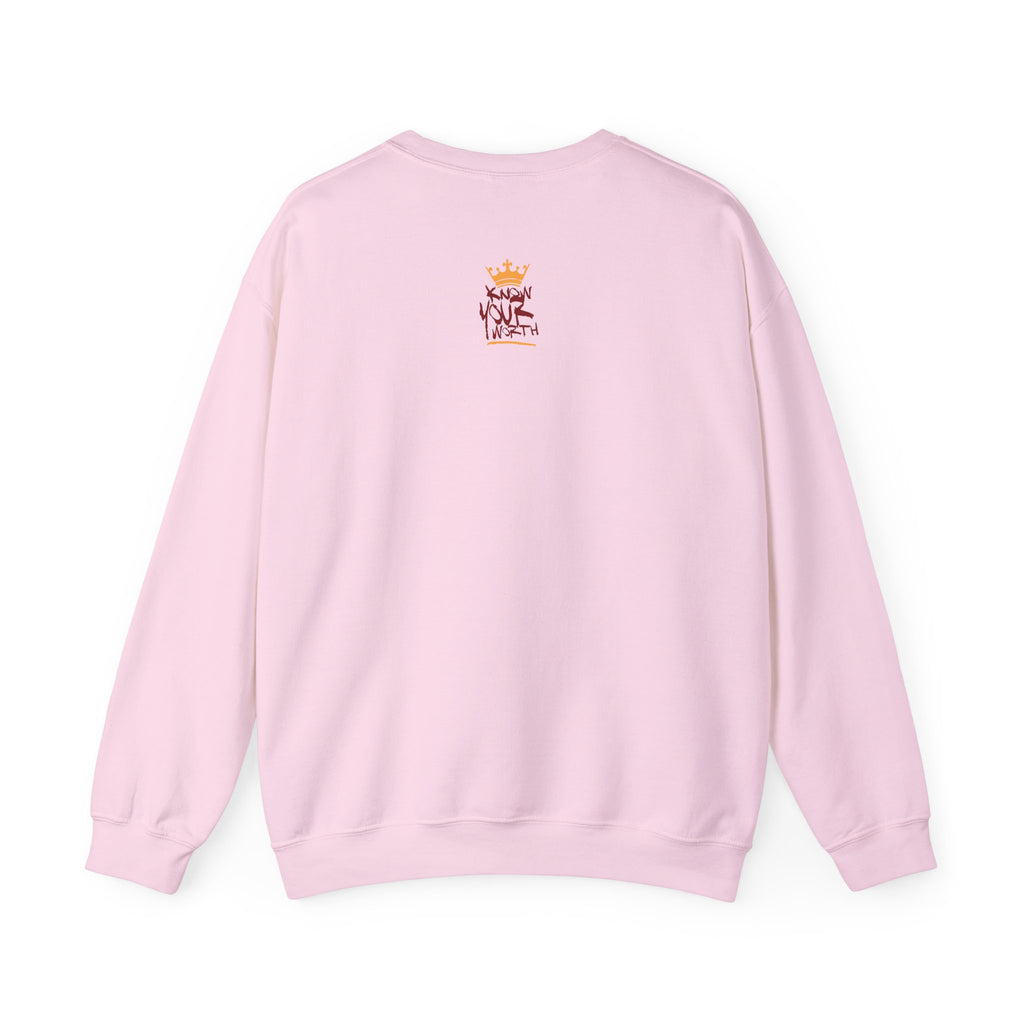 Know Your Worth - Royal KYW Bear Graphic - Crewneck Sweatshirt