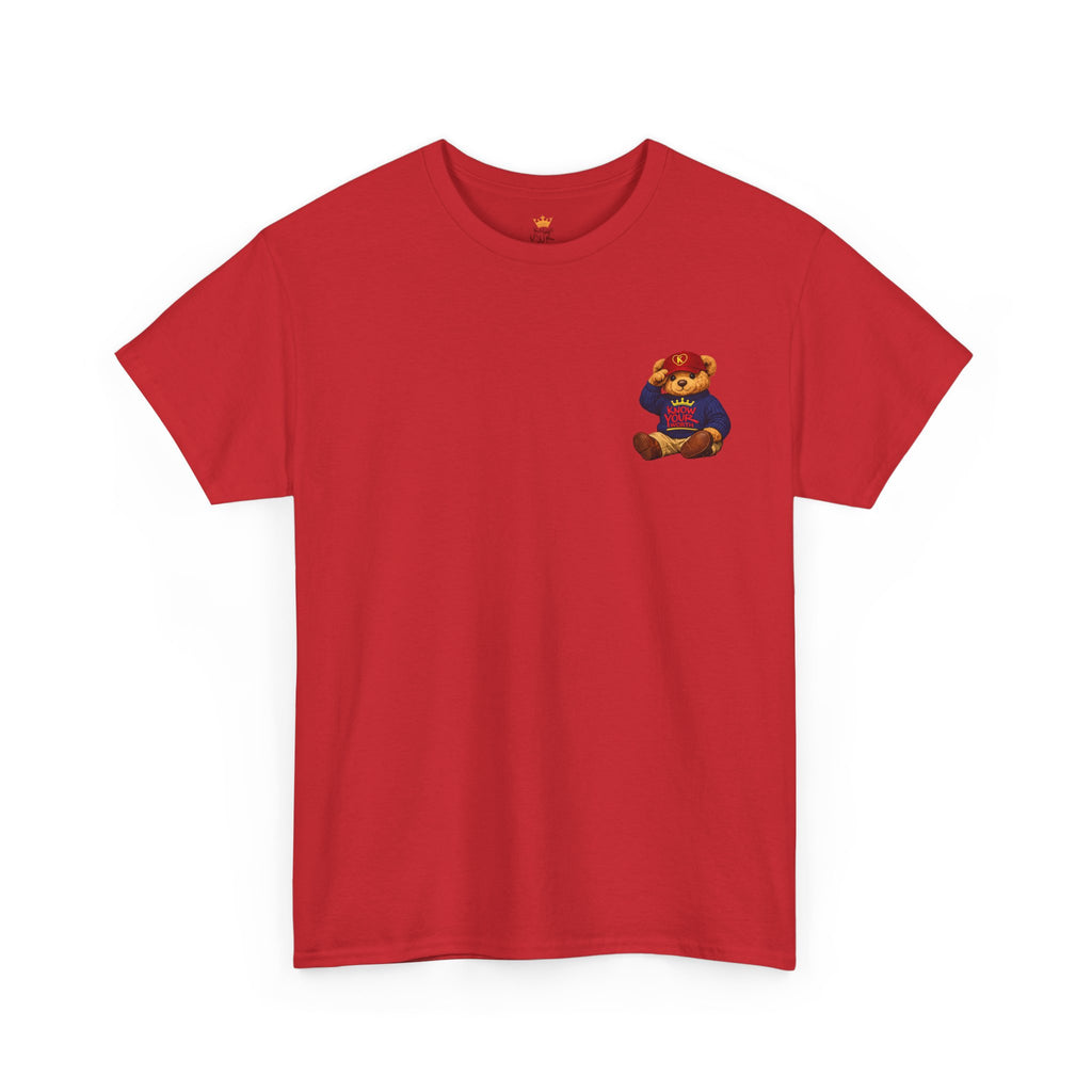 Know Your Worth EST. 6.19.20 — Inspirational Small Teddy Bear Graphic Tee