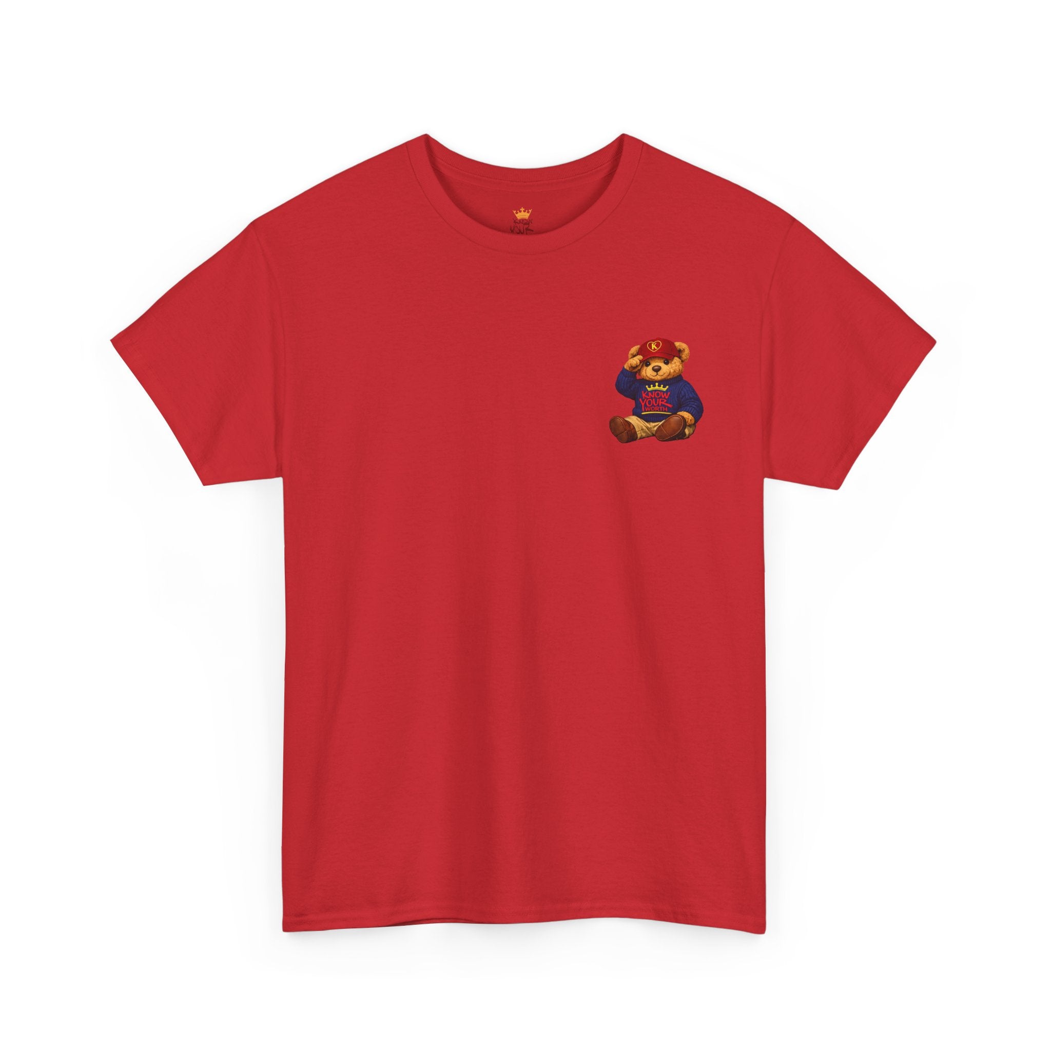 Know Your Worth EST. 6.19.20 — Inspirational Small Teddy Bear Graphic Tee