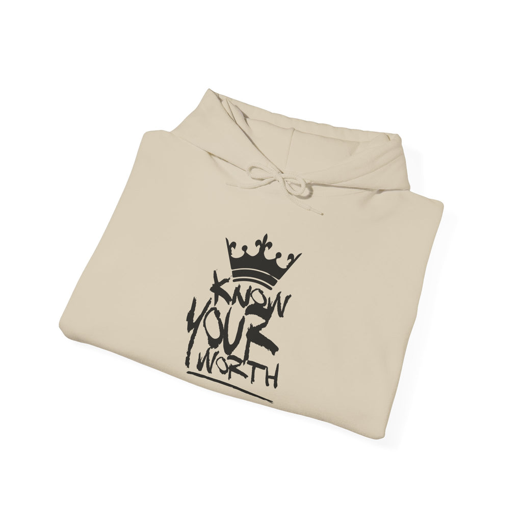 KYW — Inspirational Black Crown Graphic Hoodie
