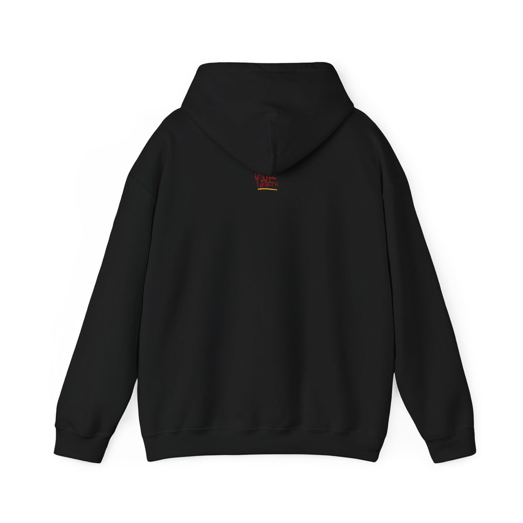 The Math Ain't Math'n — Inspirational Gold & Burgundy Crown Graphic Hoodie