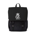 Know Your Worth Designer Crown Logo Casual Shoulder Backpack