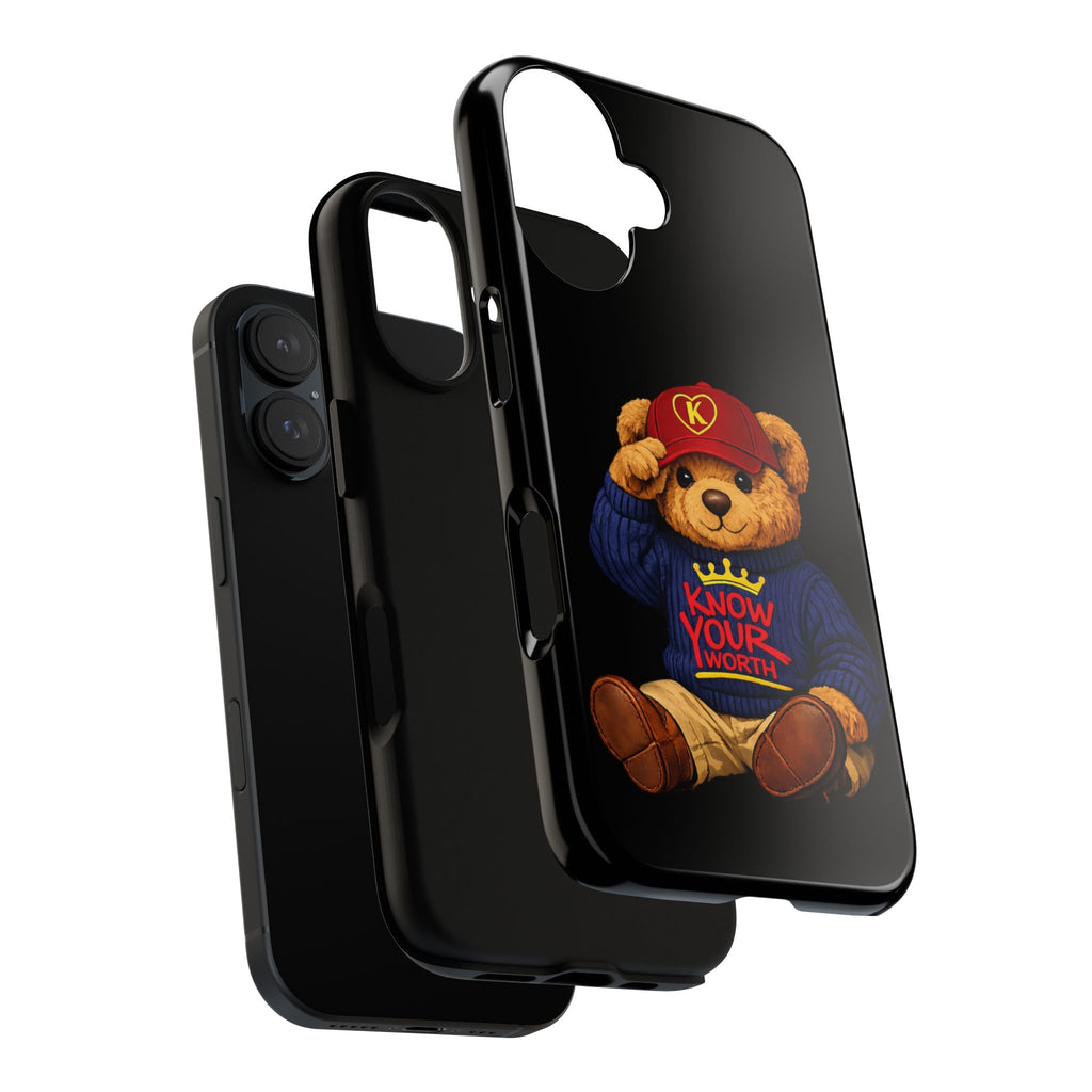 Know Your Worth - Teddy Bear - Cell Phone Case/ Cover