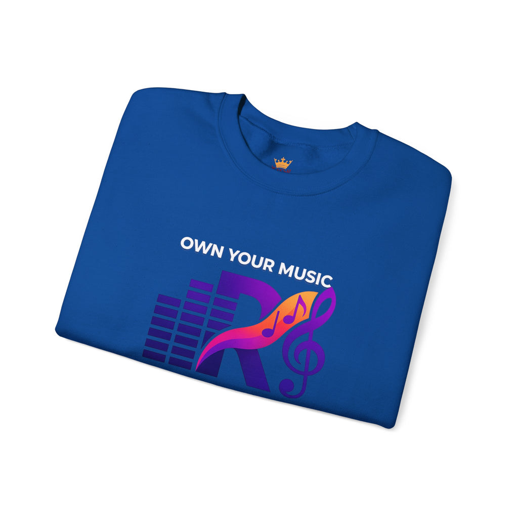 The Royalty Flow by KYW - Music Logo - Crewneck Sweatshirt