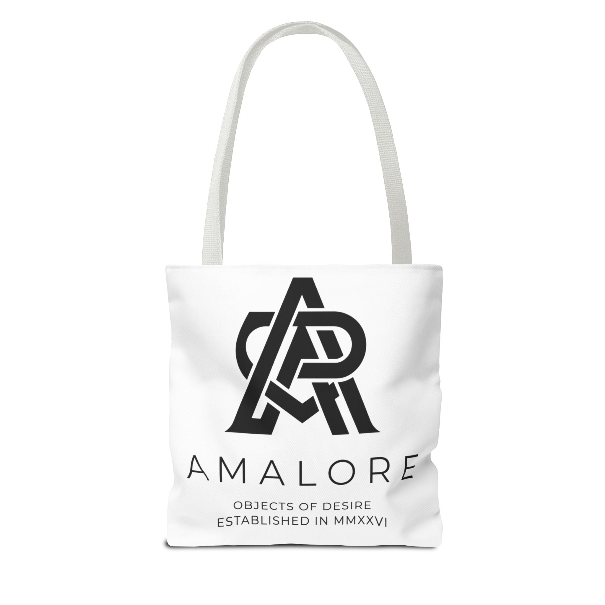Amalore Designer Tote Bag — Minimalist Branded Canvas Tote