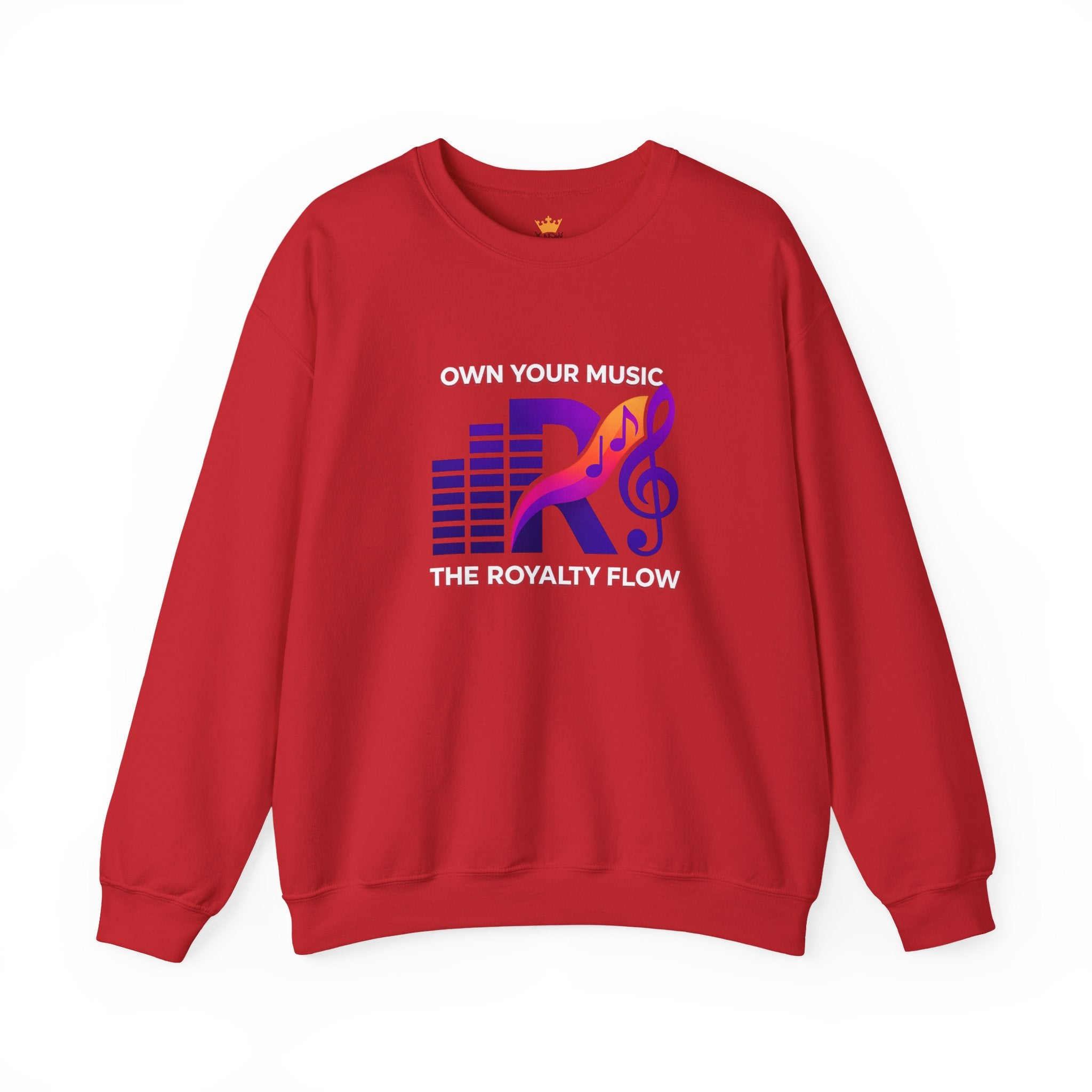 The Royalty Flow by KYW - Music Logo - Crewneck Sweatshirt