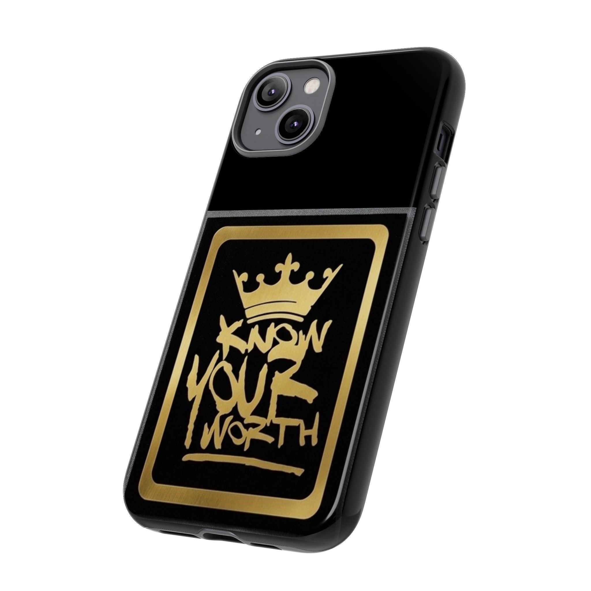 Know Your Worth 61920 - Gold Crown Cell Phone Case/ Cover