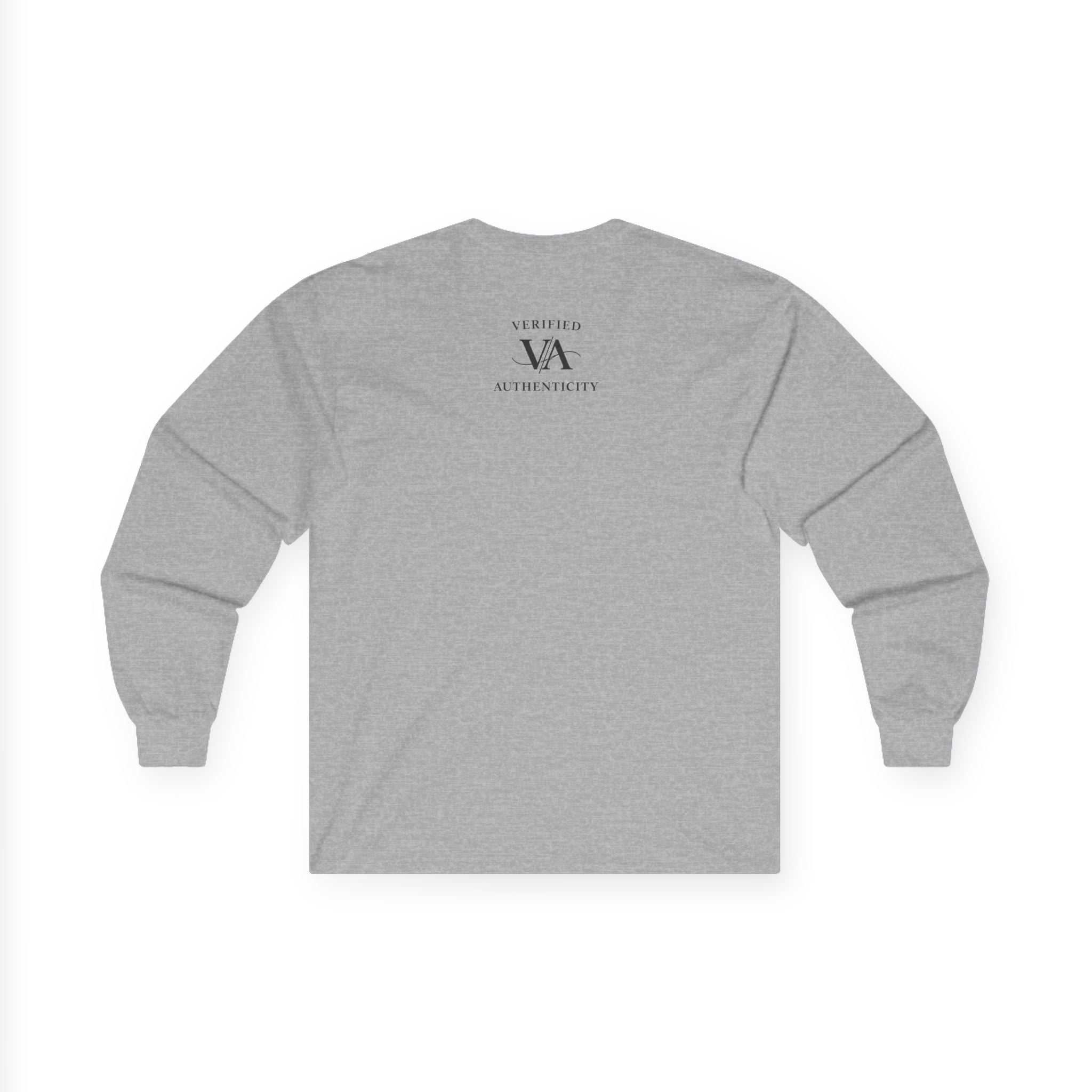 Long Sleeve Tee — "Verified Authenticity" Linear Logo