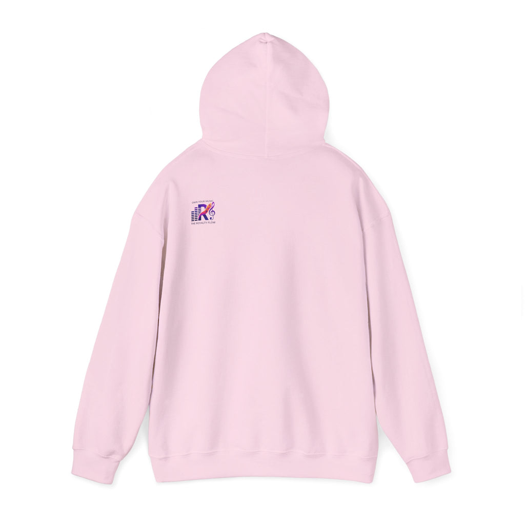 The Royal Flow by KYW - Hoodie — White or Pink _ Music Logo - Pullover