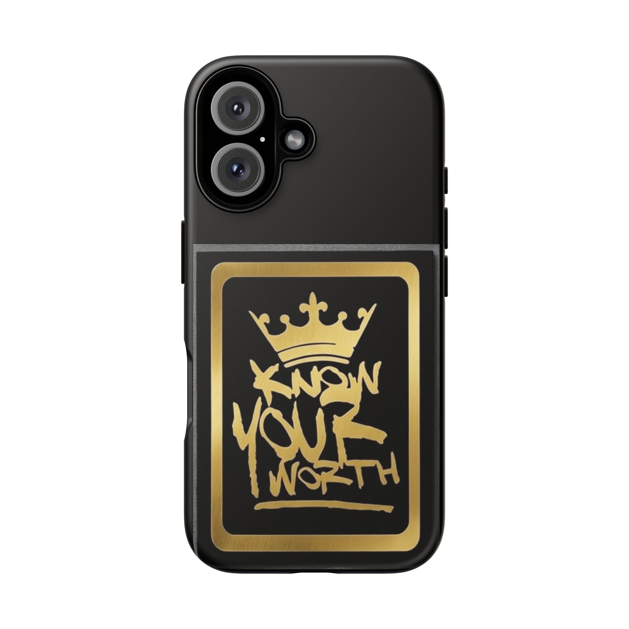Know Your Worth 61920 - Gold Crown Cell Phone Case/ Cover