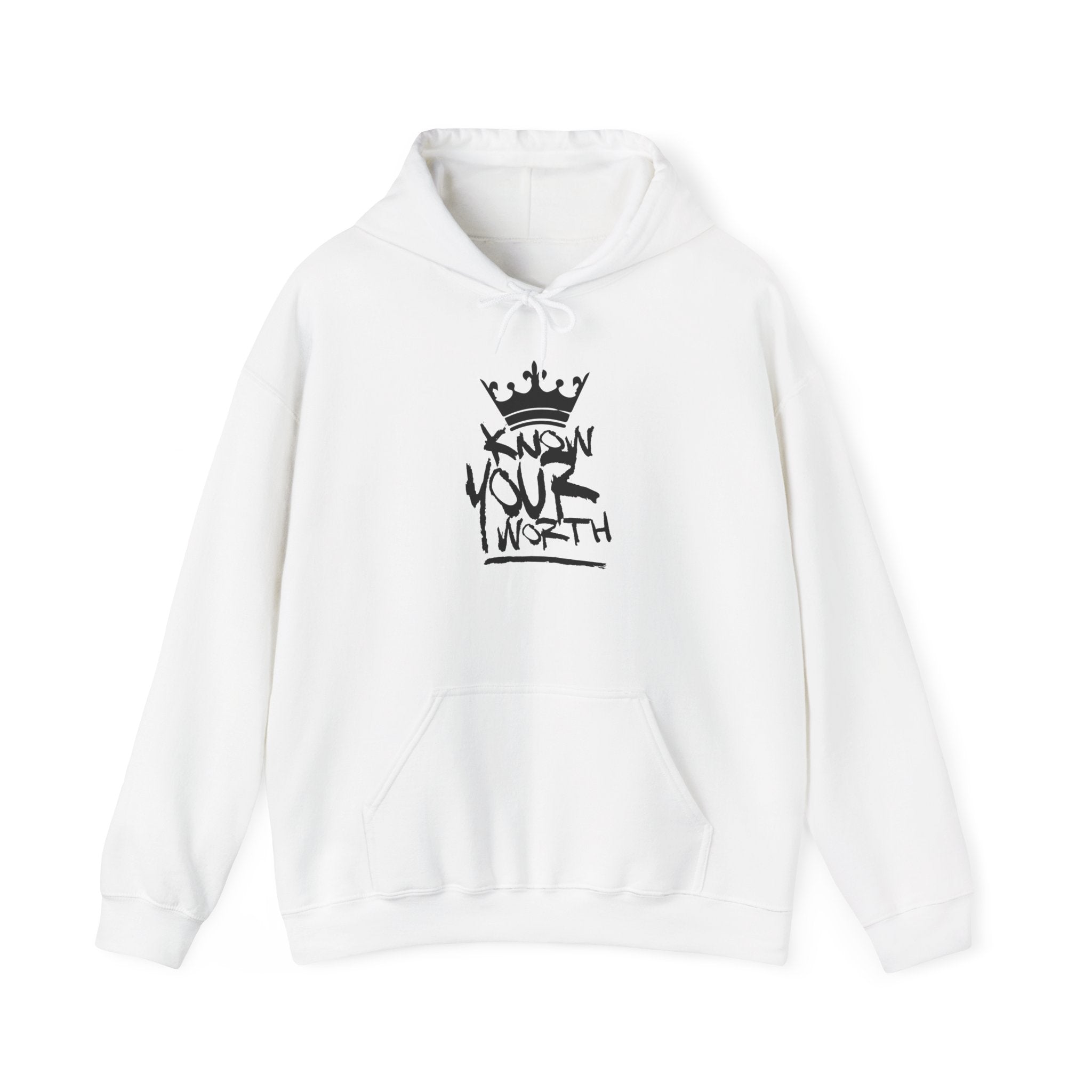 KYW — Inspirational Black Crown Graphic Hoodie