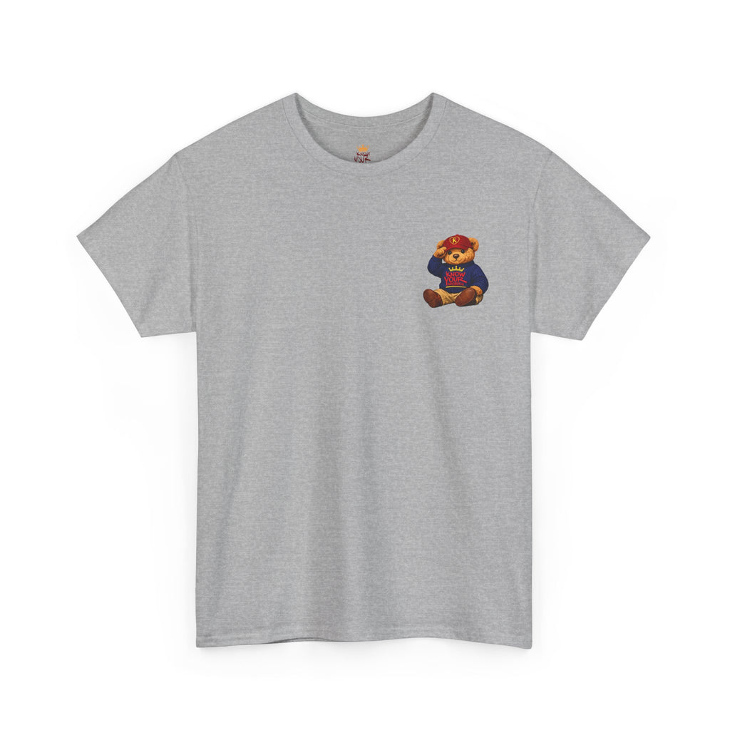 Know Your Worth EST. 6.19.20 — Inspirational Small Teddy Bear Graphic Tee