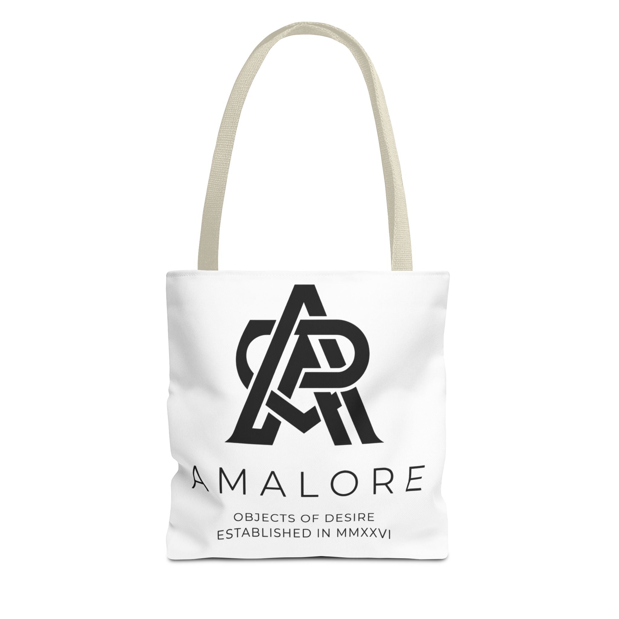 Amalore Designer Tote Bag — Minimalist Branded Canvas Tote