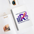 The Royalty Flow by KYW - Spiral Notebook – Motivational Ruled Journal Music Graphic
