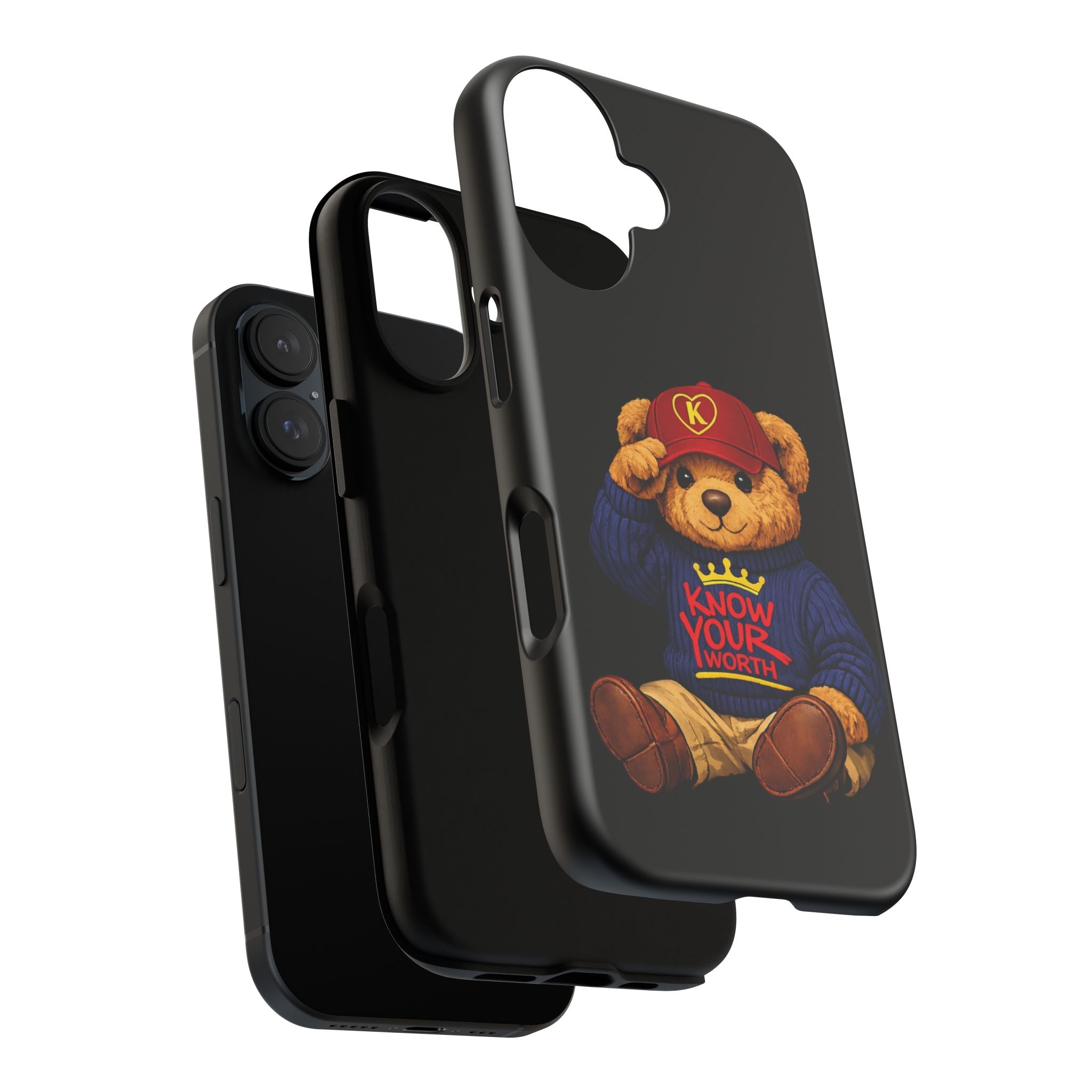 Know Your Worth - Teddy Bear - Cell Phone Case/ Cover