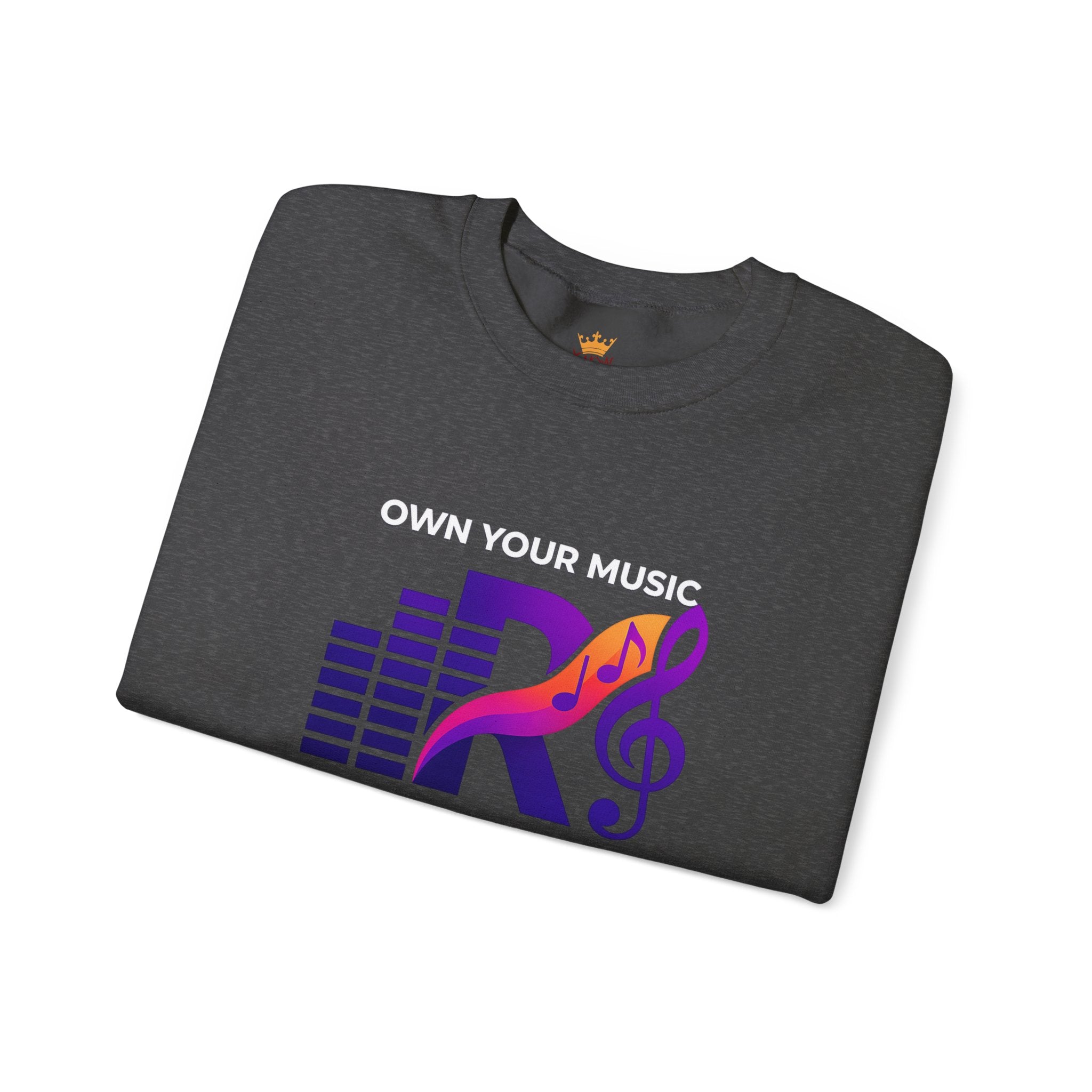 The Royalty Flow by KYW - Music Logo - Crewneck Sweatshirt