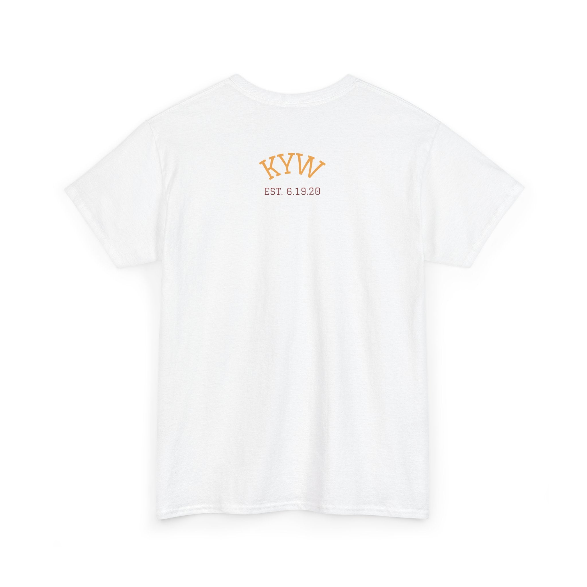 KYW — Inspirational Gold & Burgundy Crown Graphic Tee
