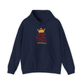 KYW — Inspirational Gold & Burgundy Crown Graphic Hoodie