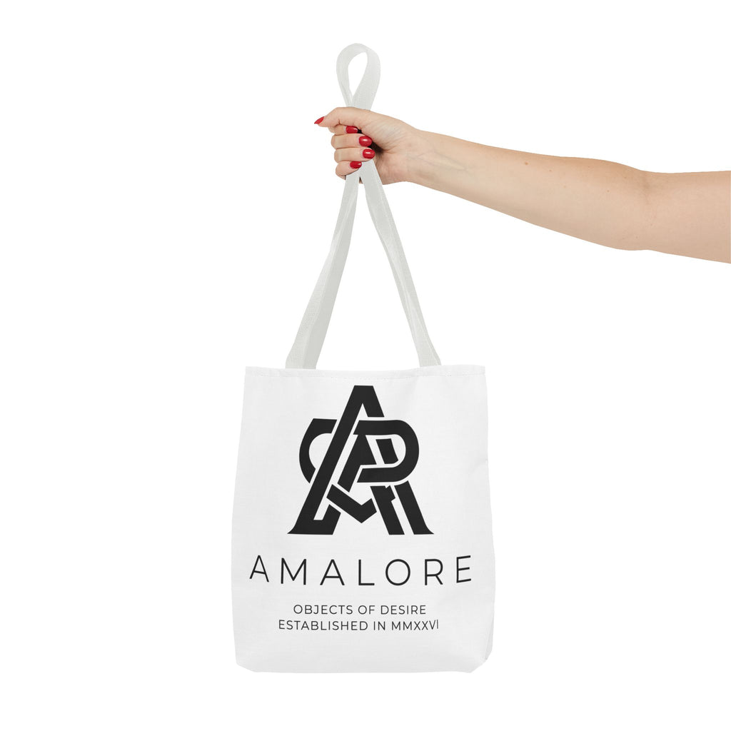 Amalore Designer Tote Bag — Minimalist Branded Canvas Tote