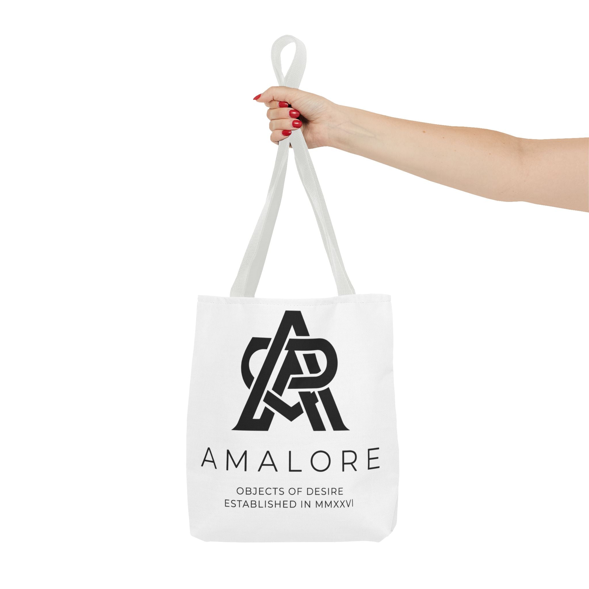 Amalore Designer Tote Bag — Minimalist Branded Canvas Tote