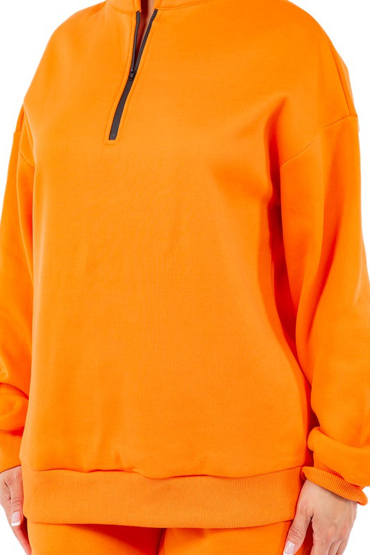 WOMEN FASHION SWEATSHIRT AND SHORT SET