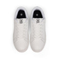Know Your Worth Low-Top Leather Sneakers — Minimal White Casual Shoes