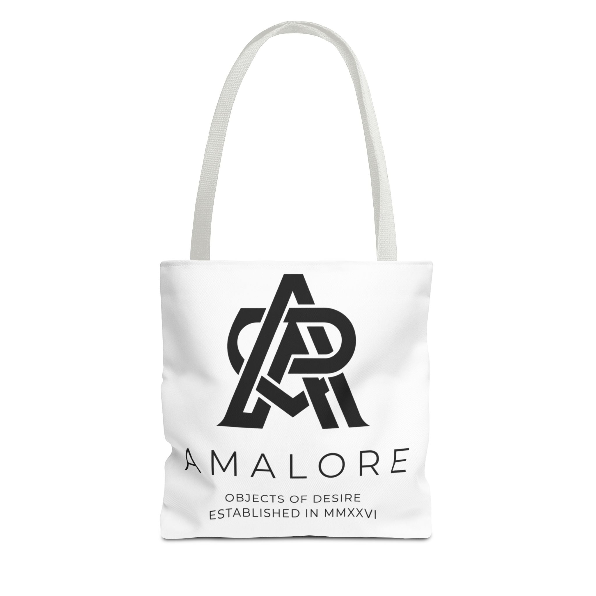 Amalore Designer Tote Bag — Minimalist Branded Canvas Tote