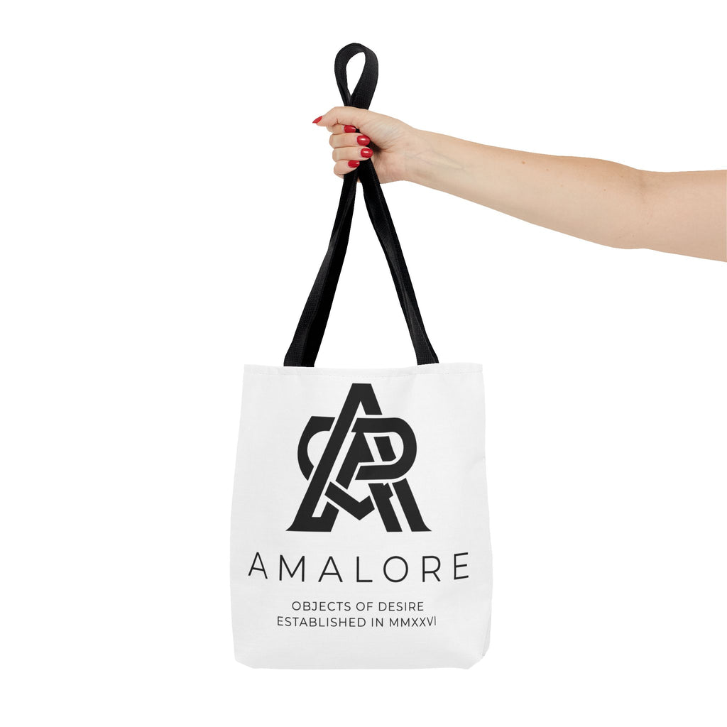 Amalore Designer Tote Bag — Minimalist Branded Canvas Tote