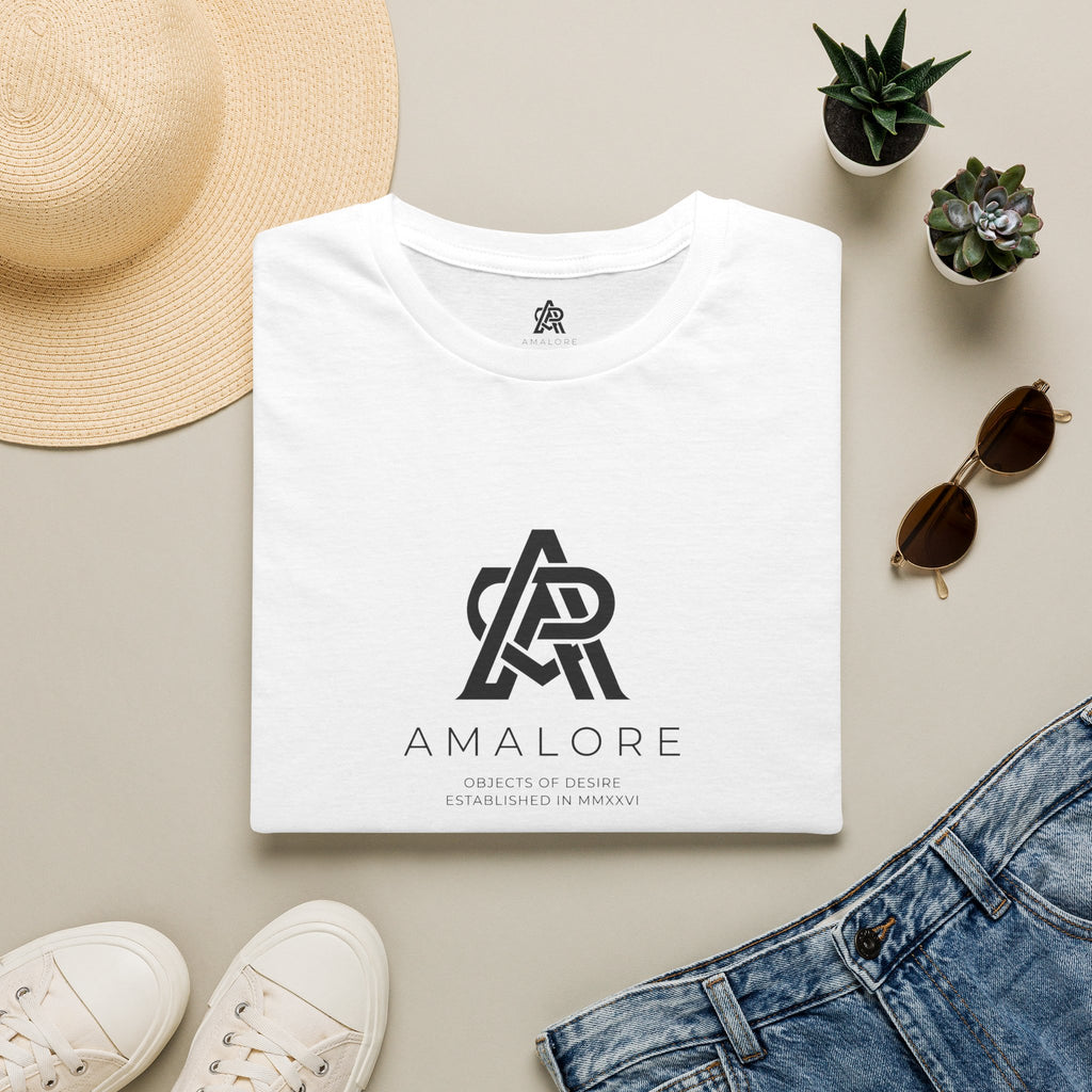 Amalore Logo T-Shirt — Minimalist Monogram Tee for Everyday Wear