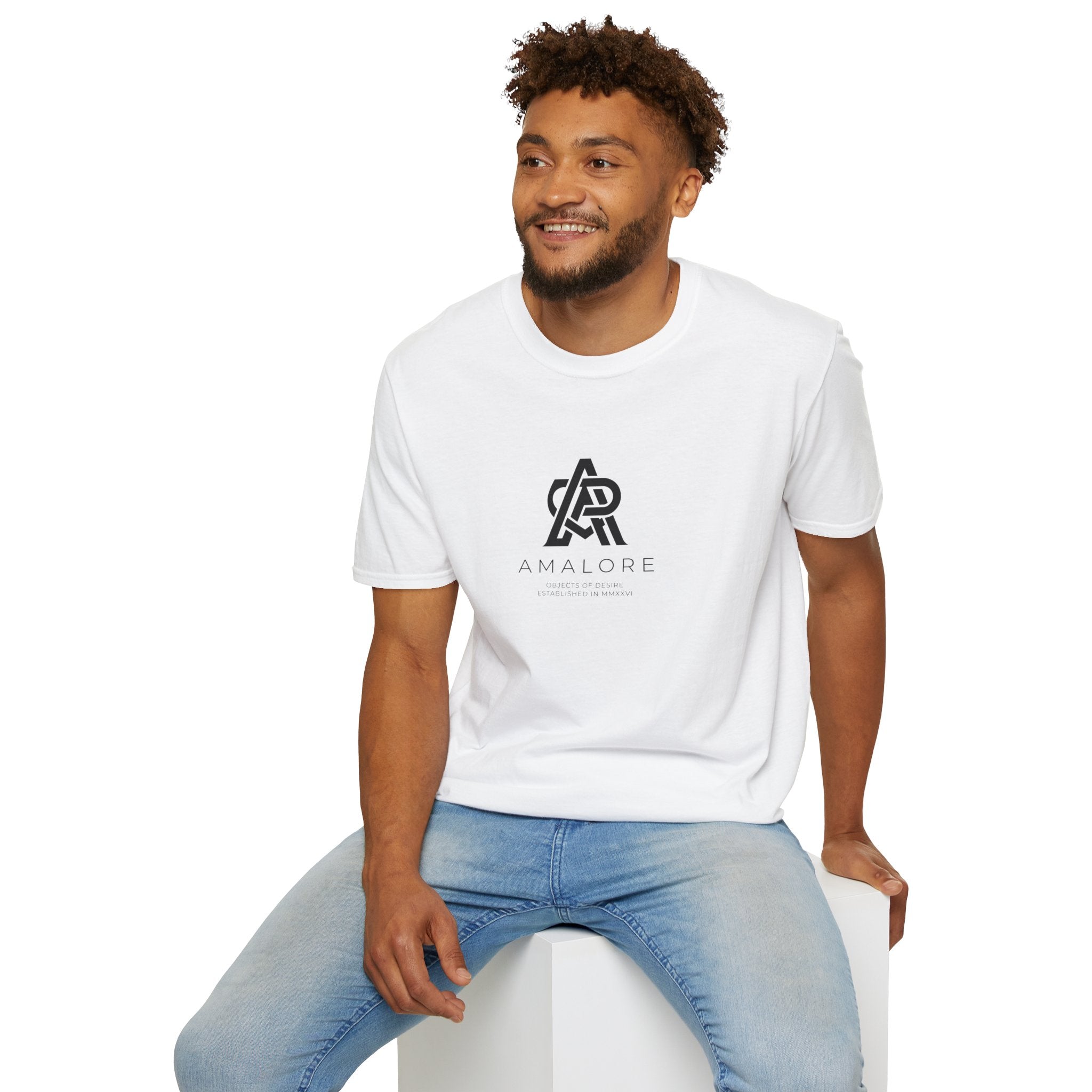 Amalore Logo T-Shirt — Minimalist Monogram Tee for Everyday Wear
