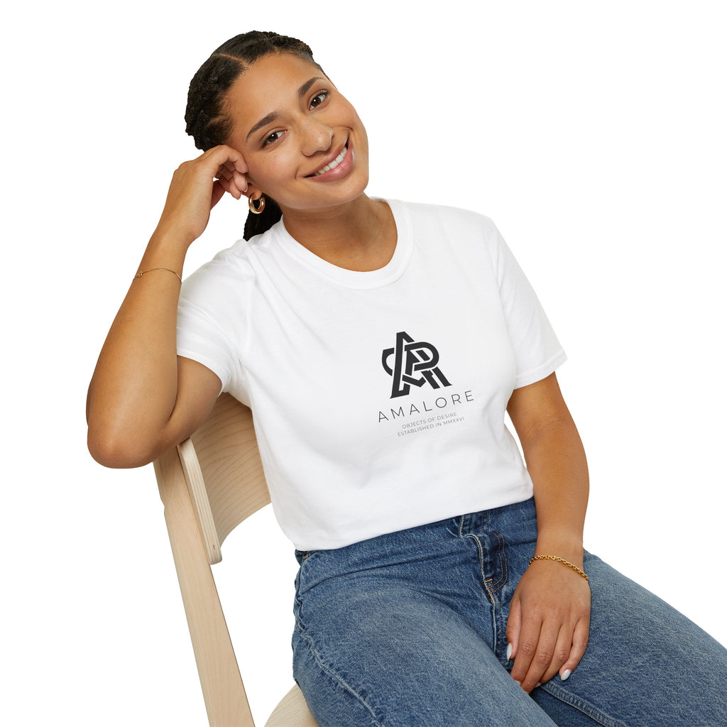 Amalore Logo T-Shirt — Minimalist Monogram Tee for Everyday Wear