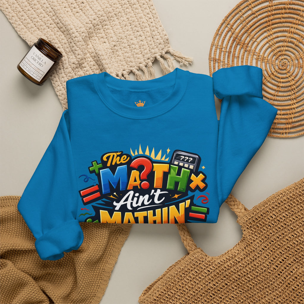 The Math Ain't Mathin - Grafitti Graphic - Crewneck Sweatshirt