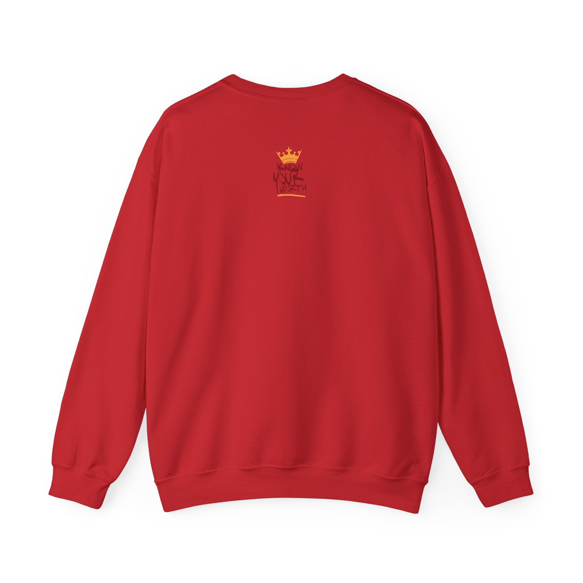 Know Your Worth - Royal KYW Bear Graphic - Crewneck Sweatshirt