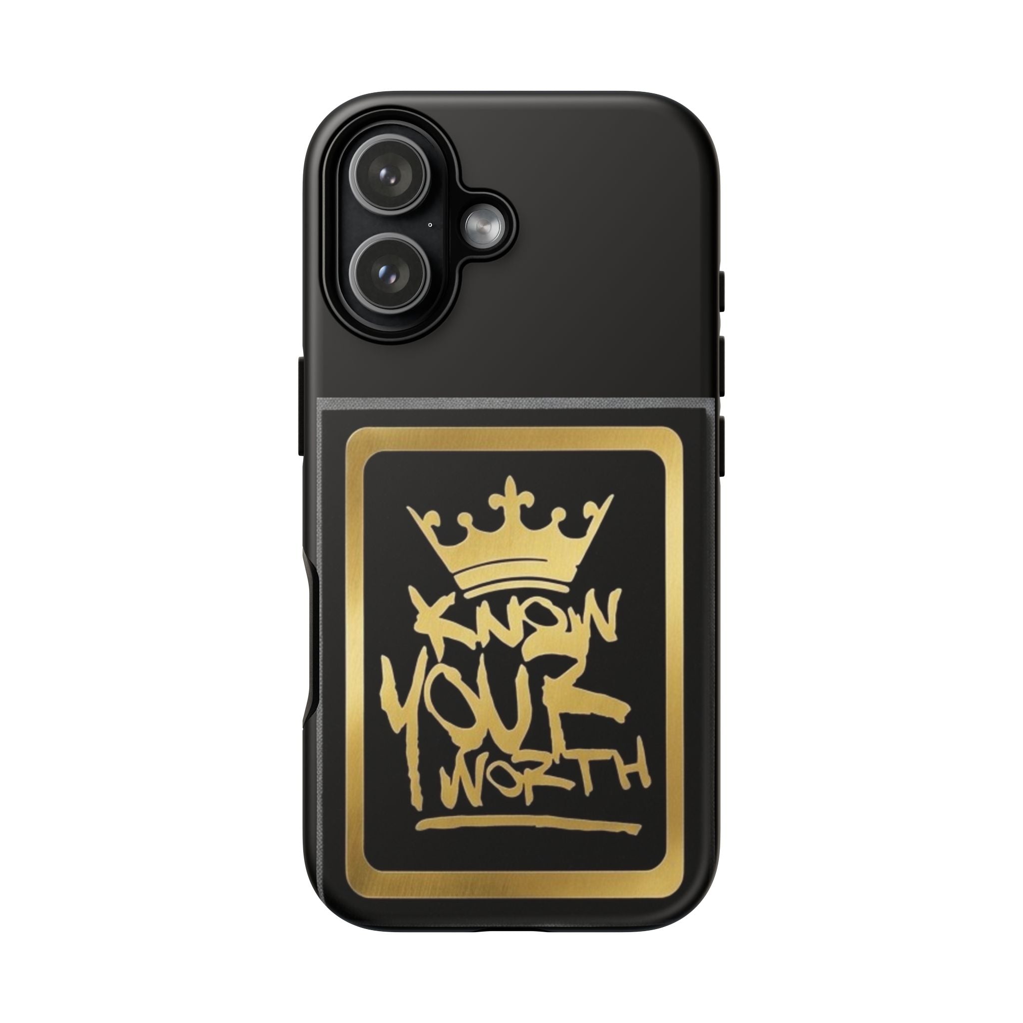 Know Your Worth 61920 - Gold Crown Cell Phone Case/ Cover