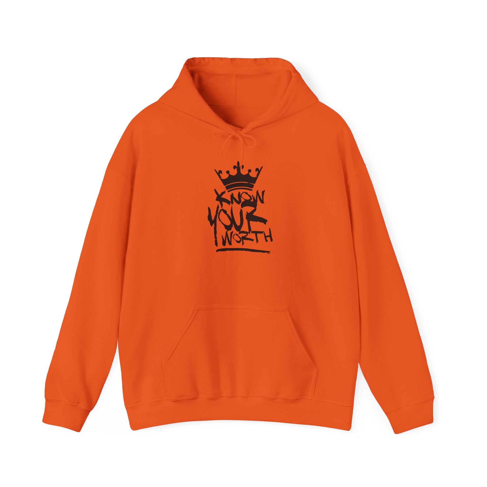 KYW — Inspirational Black Crown Graphic Hoodie