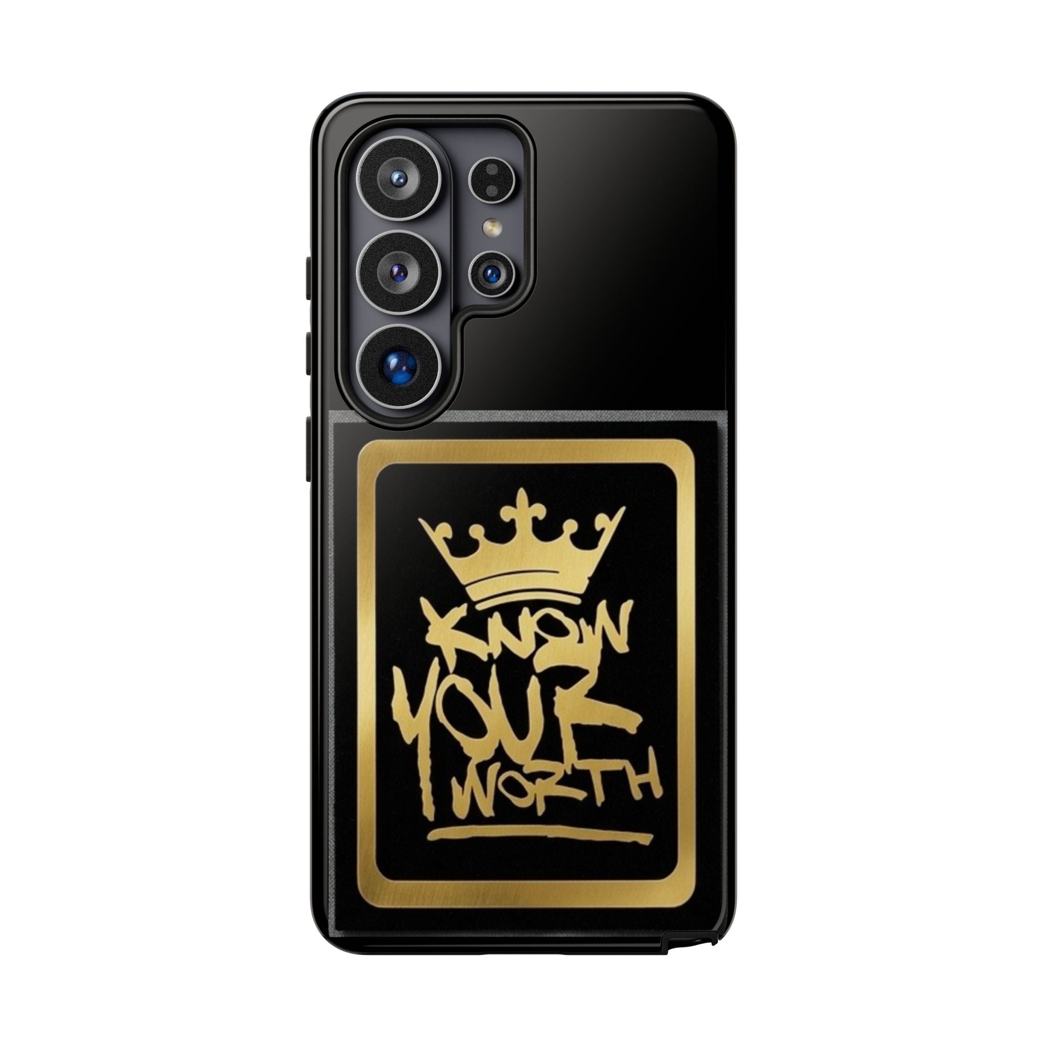 Know Your Worth 61920 - Gold Crown Cell Phone Case/ Cover