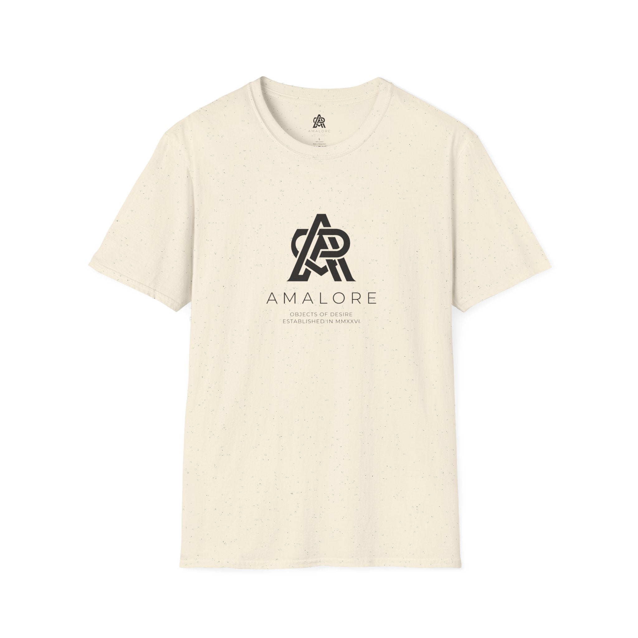 Amalore Logo T-Shirt — Minimalist Monogram Tee for Everyday Wear
