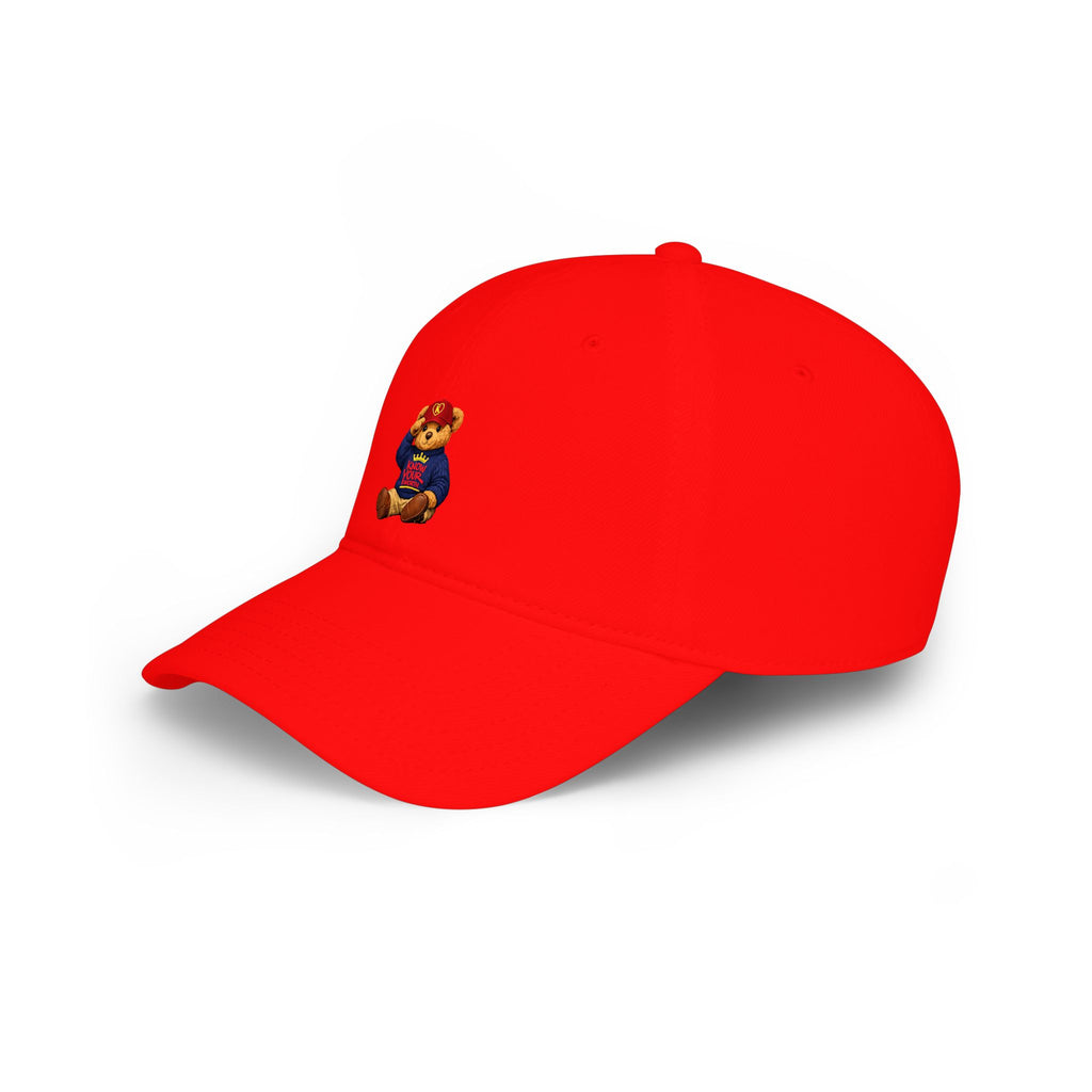 Know Your Worth - Brown Teddy Bear - Low Profile Baseball Cap