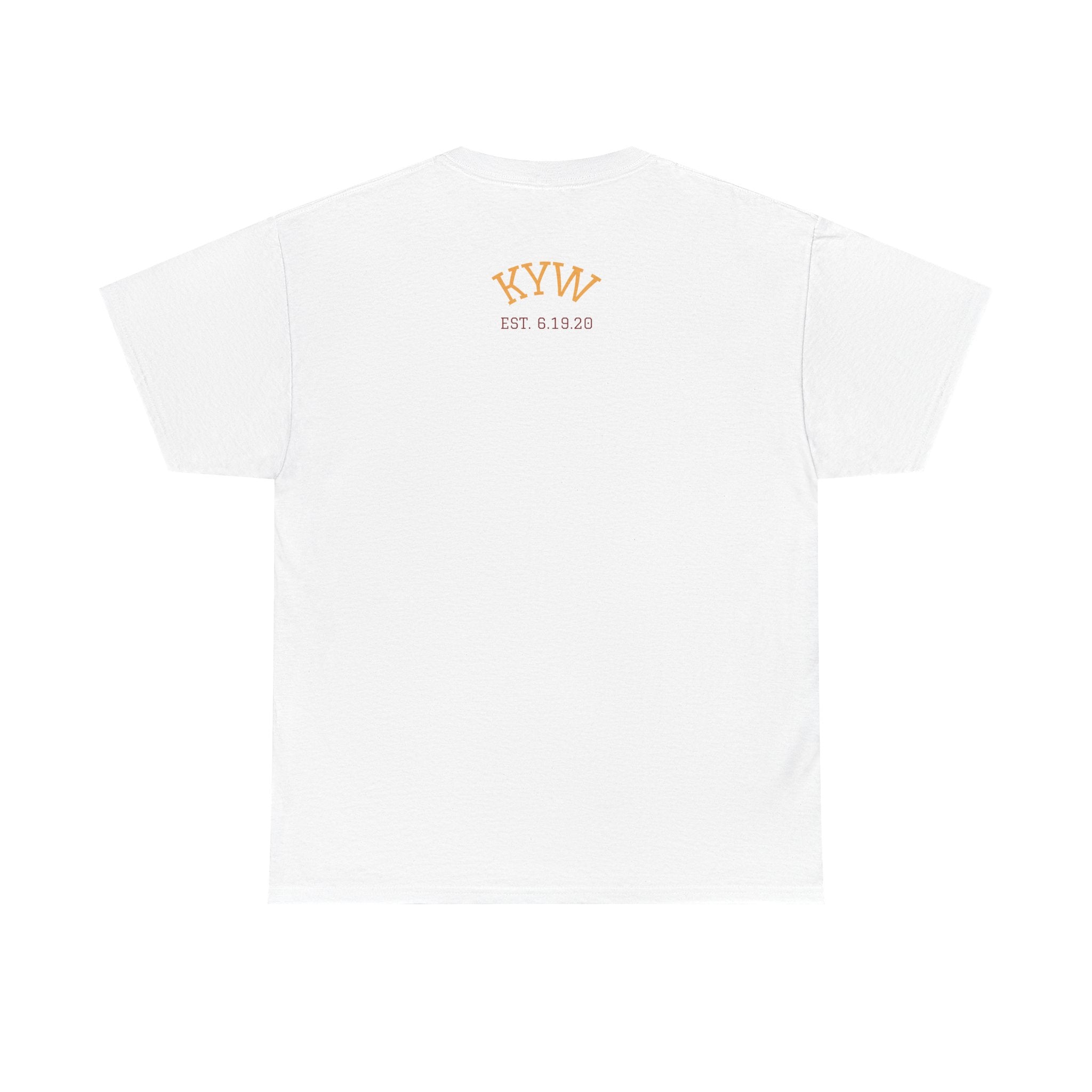 KYW — Inspirational Gold & Burgundy Crown Graphic Tee