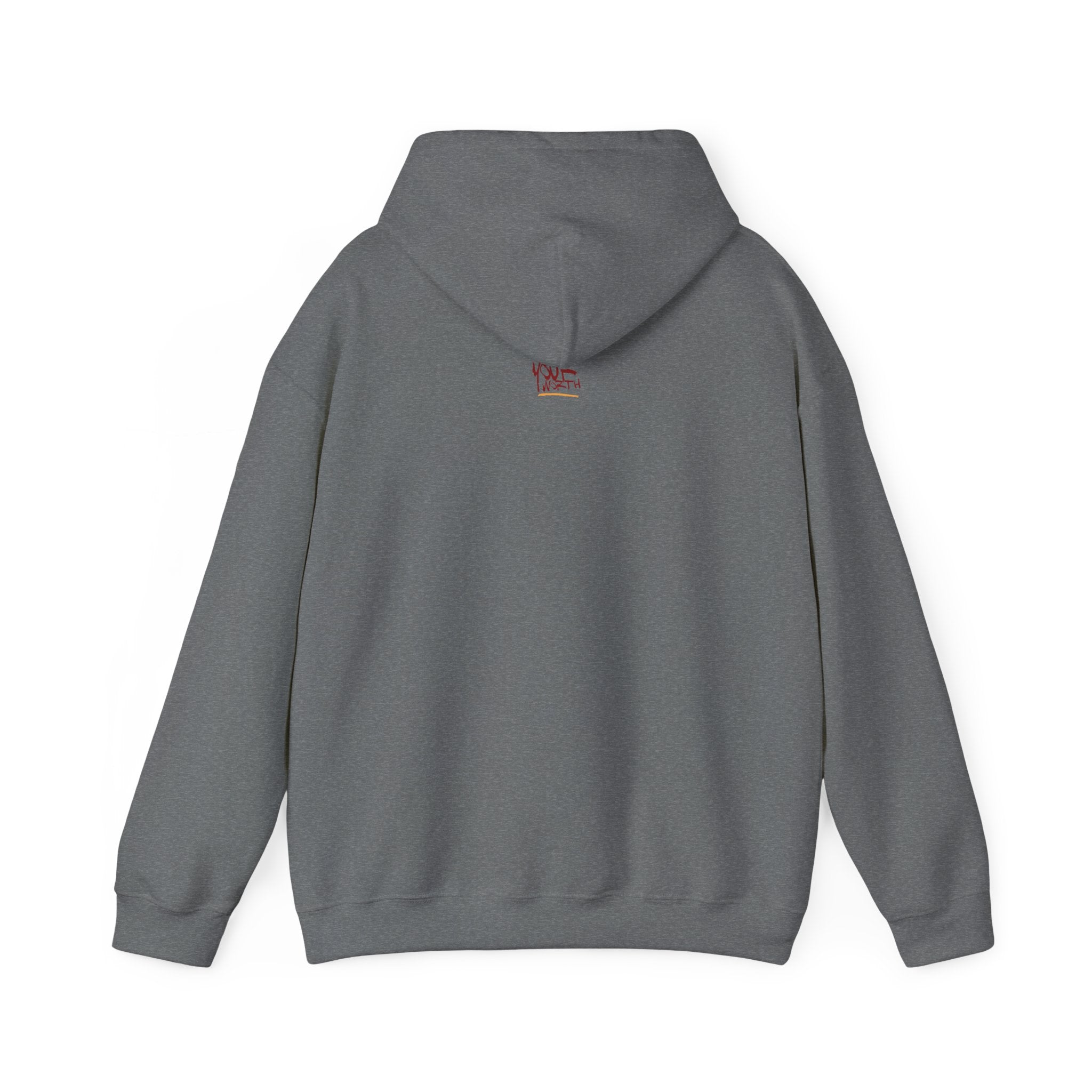 The Math Ain't Math'n — Inspirational Gold & Burgundy Crown Graphic Hoodie