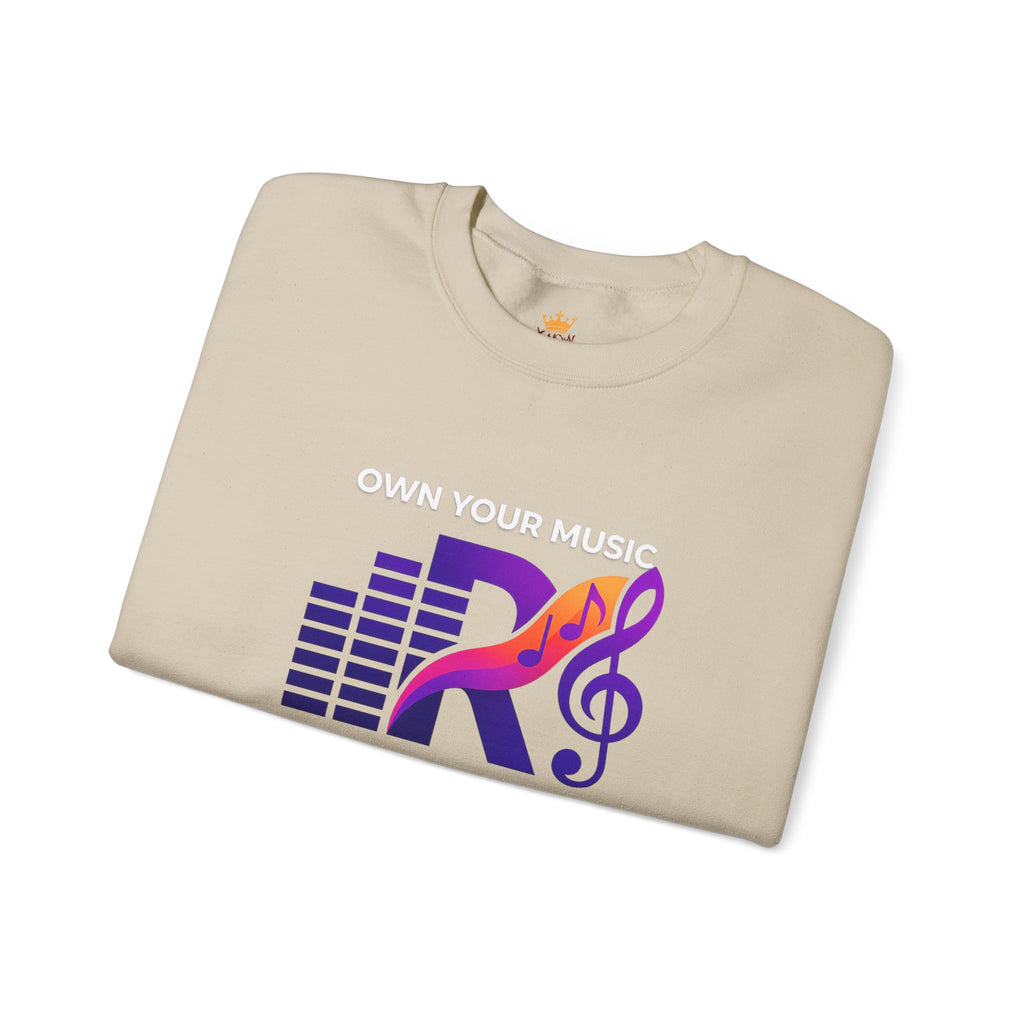 The Royalty Flow by KYW - Music Logo - Crewneck Sweatshirt