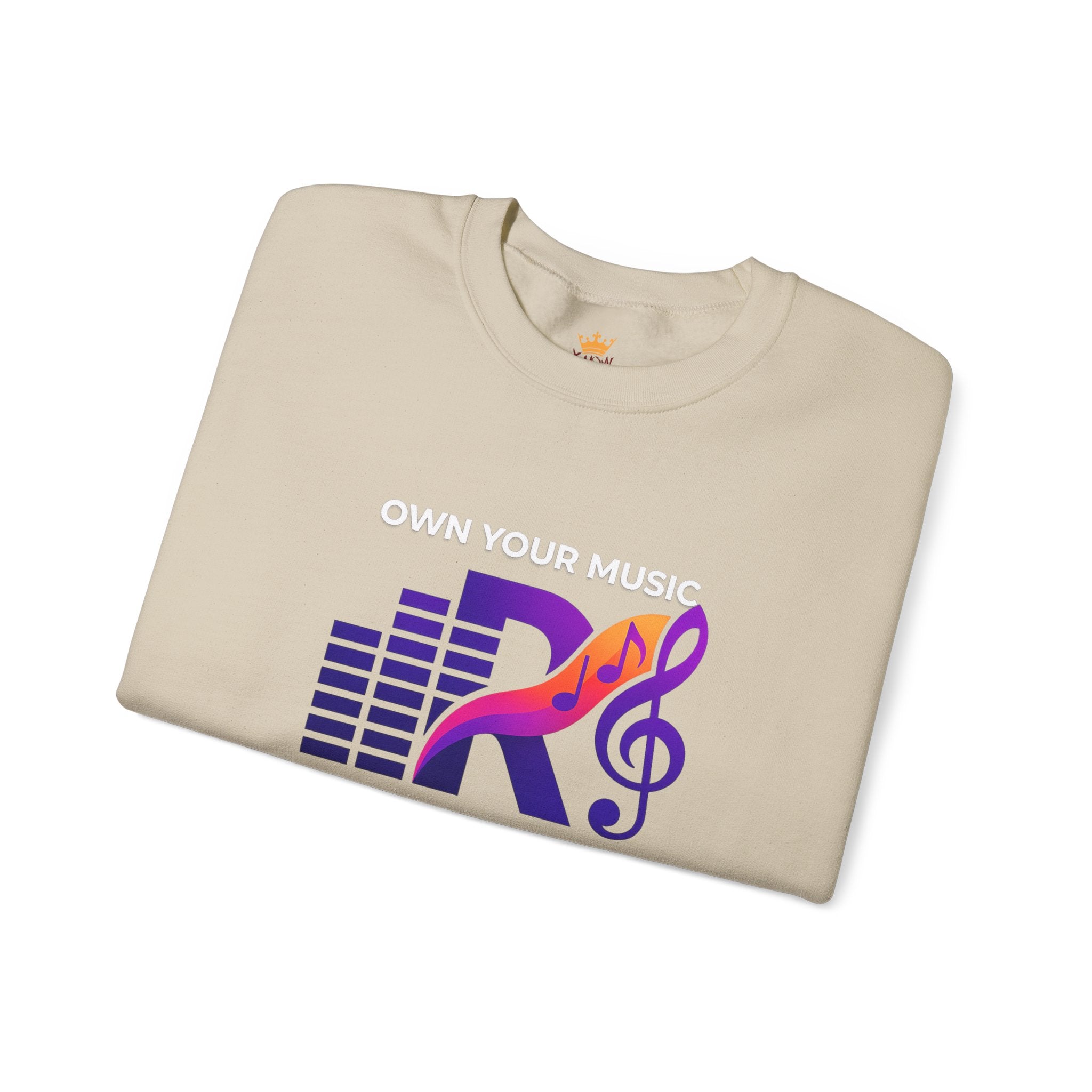The Royalty Flow by KYW - Music Logo - Crewneck Sweatshirt