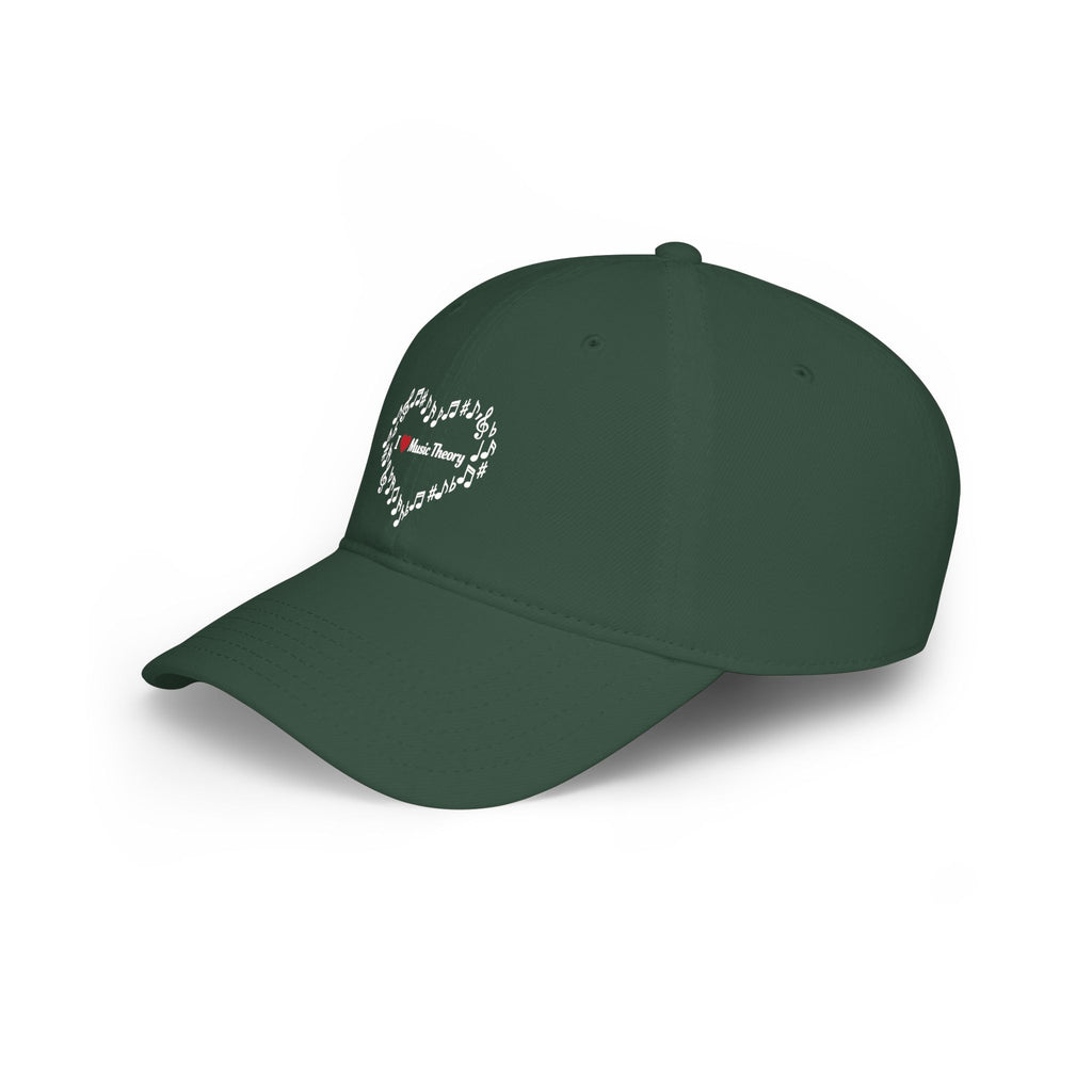 I Love Music Theory - 5 Low Profile Baseball Cap