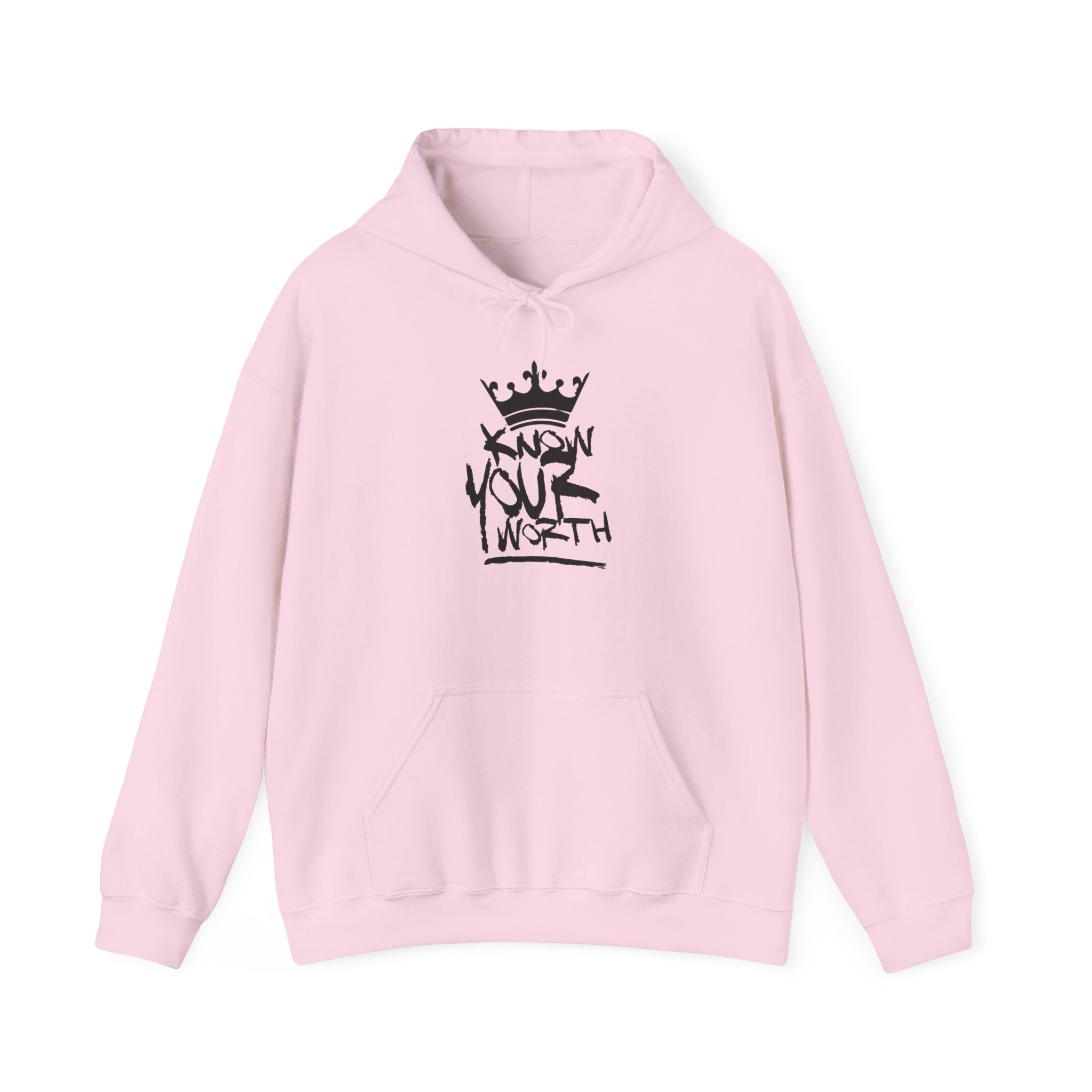 KYW — Inspirational Black Crown Graphic Hoodie
