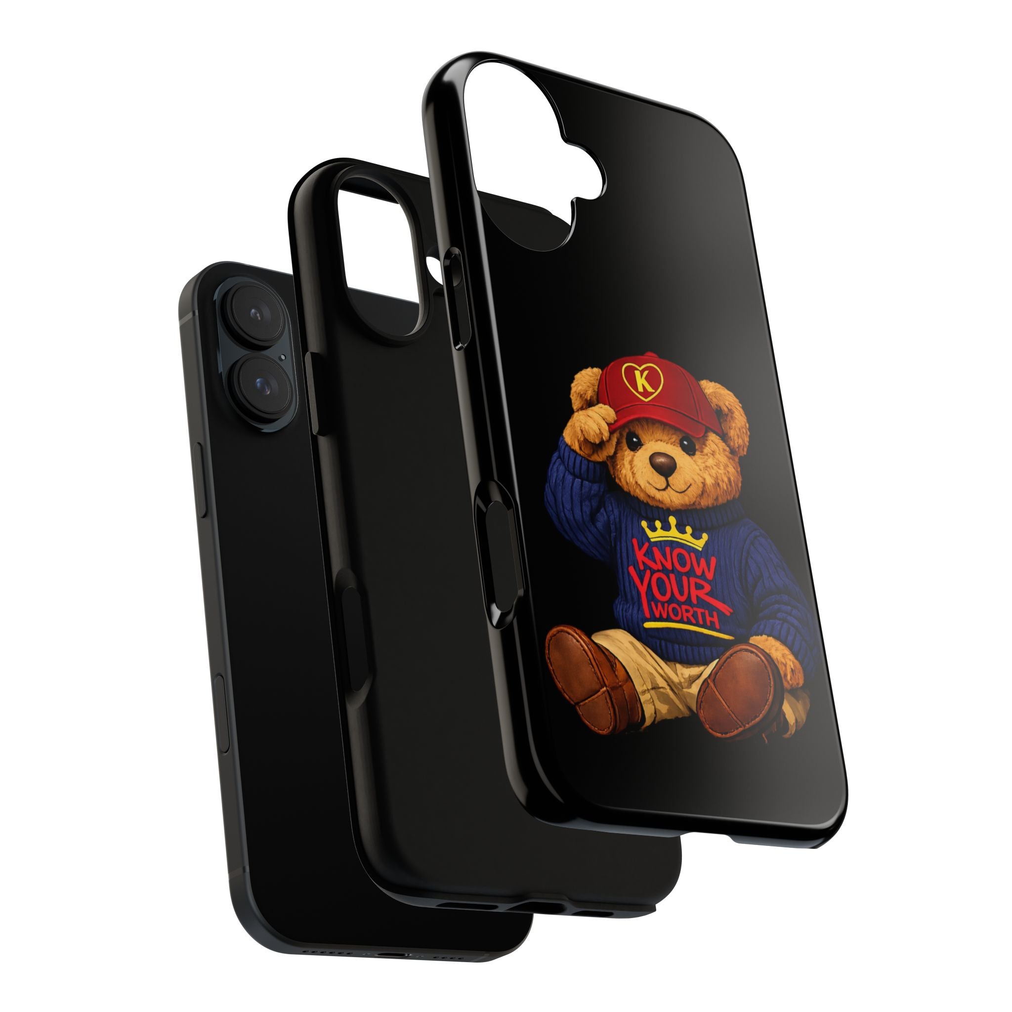 Know Your Worth - Teddy Bear - Cell Phone Case/ Cover