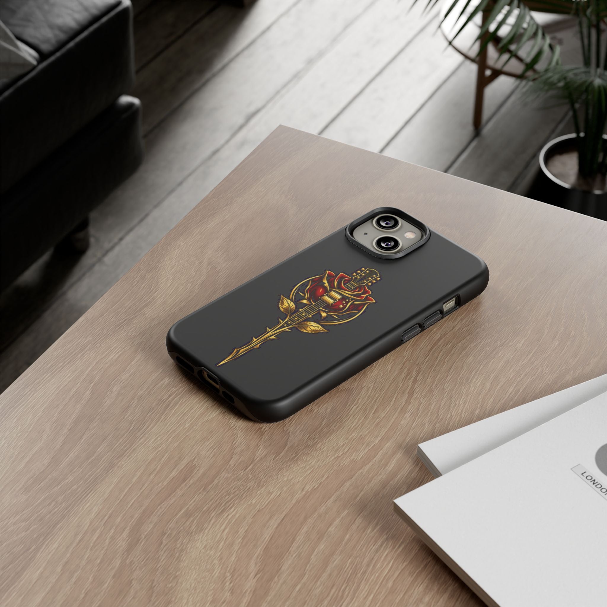 Guitar Rose by Know Your Worth 61920 - Cell Phone Case/ Cover