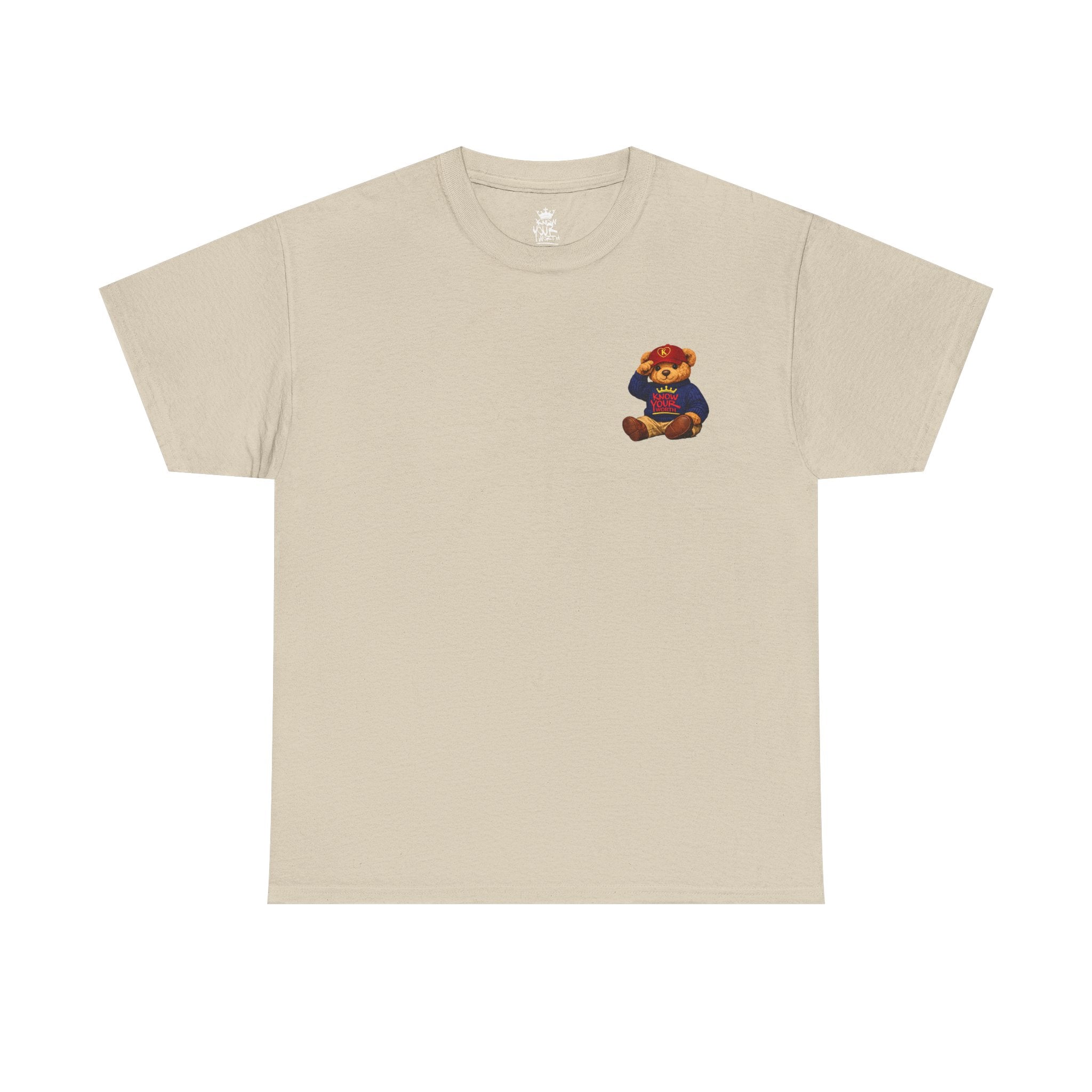 Know Your Worth EST. 6.19.20 — Inspirational Small Teddy Bear Graphic Tee