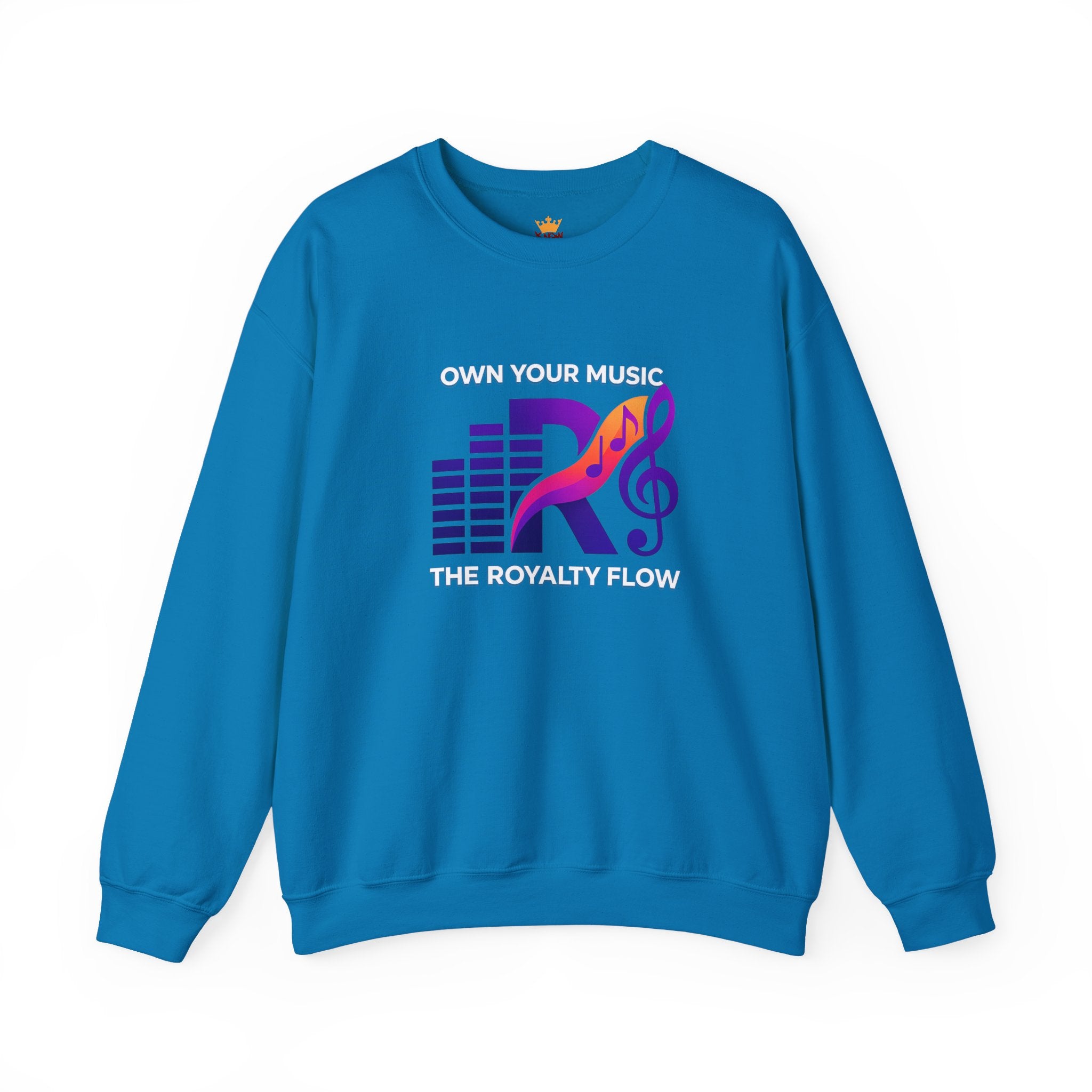 The Royalty Flow by KYW - Music Logo - Crewneck Sweatshirt